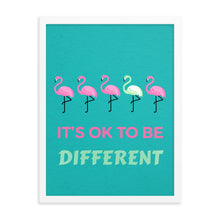 Load image into Gallery viewer, Flamingo Framed poster