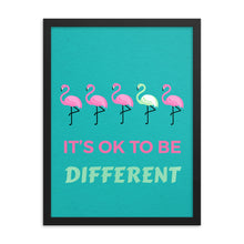 Load image into Gallery viewer, Flamingo Framed poster