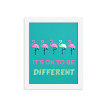 Load image into Gallery viewer, Flamingo Framed poster