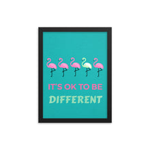 Load image into Gallery viewer, Flamingo Framed poster
